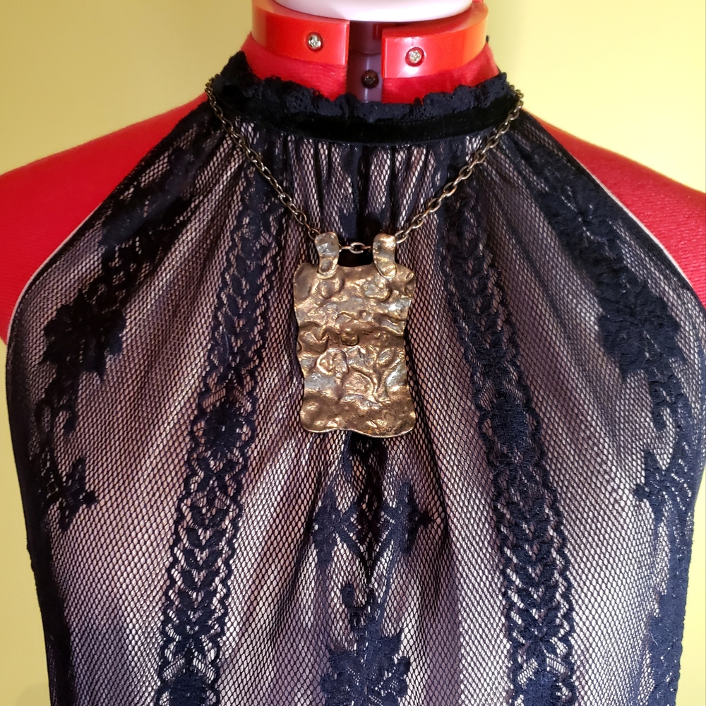 Vintage Statement Necklace, 70s Necklace